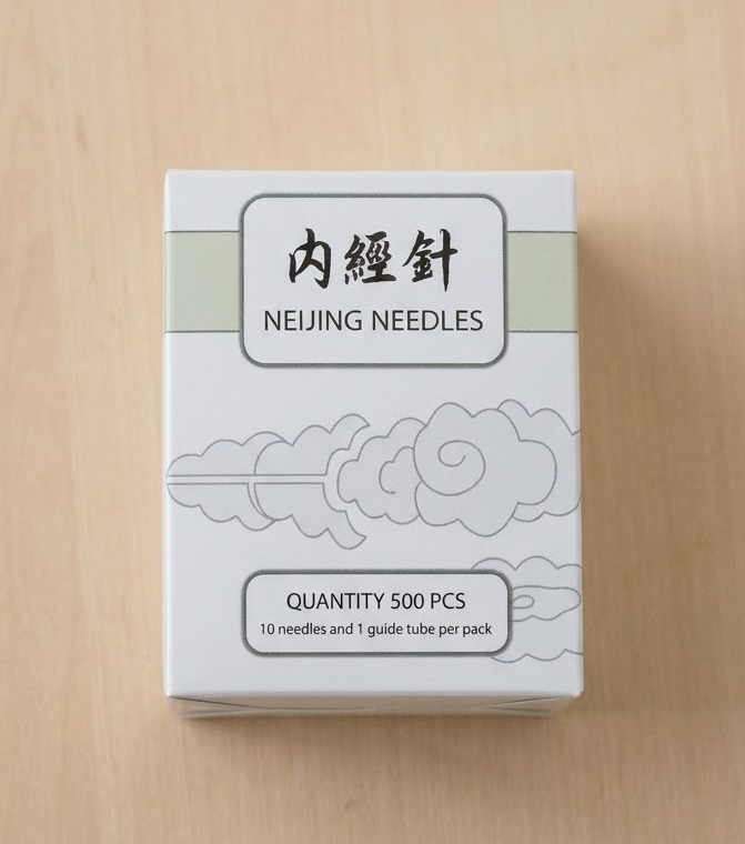 Premium Copper Handled Acupuncture Needles 25mm x 0.25